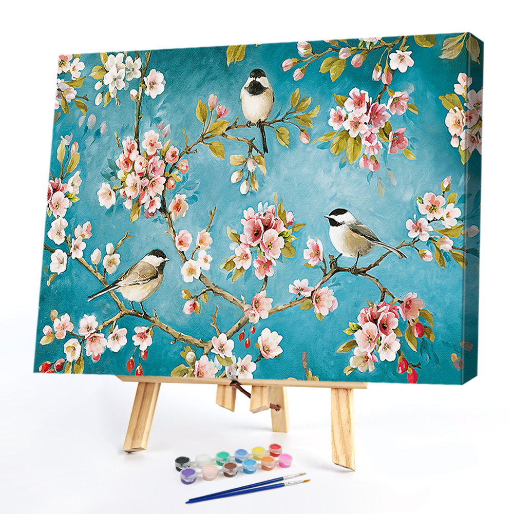 

50*40CM - Paint By Numbers - Flowers, 501 Original