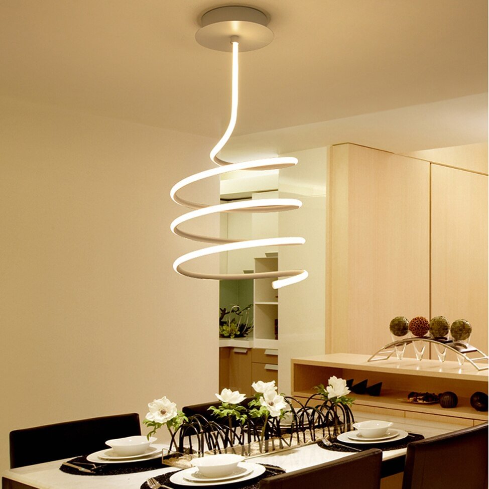 LED Nordic Iron Acrylic Minimalism LED Lamp.LED Light.Pendant Lights.LED Pendant Light.Pendant Lamp For Foyer Bedroom