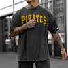 Oversized Pirates Print Cultural T-shirt by Inlyline
