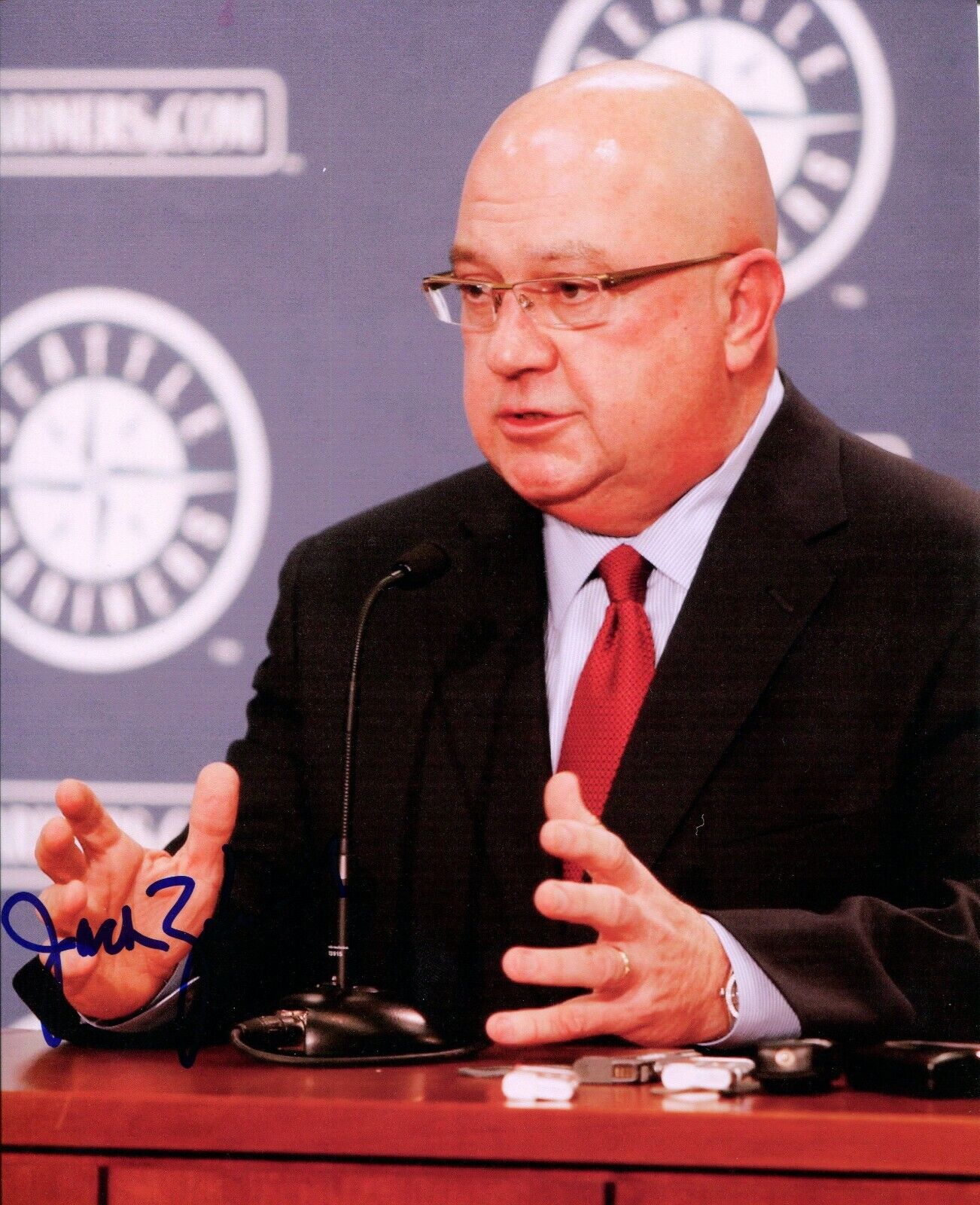 Jack Zduriencik Seattle Mariners GM Autographed Signed 8x10 Photo Poster painting CFS COA