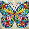 Diamond Painting -DIY Round Drill Mosaic Butterfly(40x40cm)