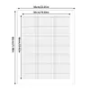2pcs/5pcs set Large Diamond Painting Blank Canvas with Glue - Round/Square Blank Grid Canvas Empty for Customized Projects Multiple Size Options DIY Diamond Art Accessories
