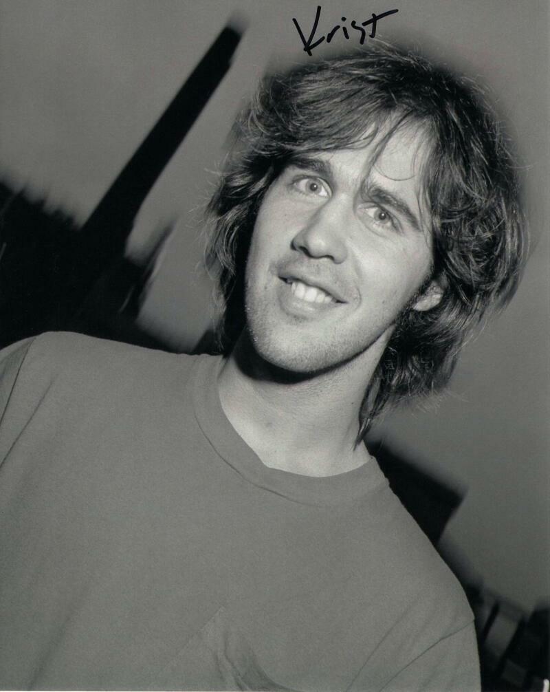 KRIST NOVOSELIC SIGNED AUTOGRAPH 8X10 Photo Poster painting - NIRVANA LEGEND, NEVERMIND, RARE!