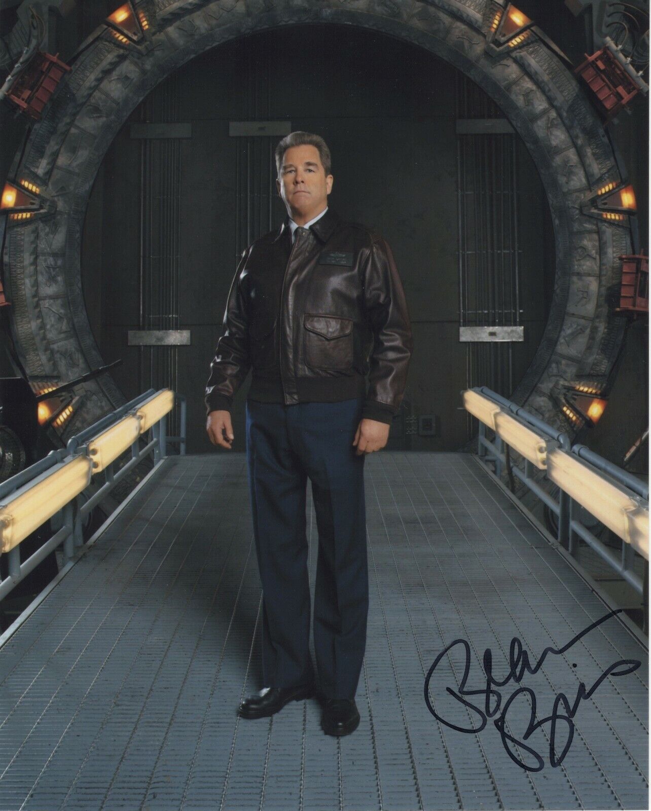 BEAU BRIDGES SIGNED AUTOGRAPH STARGATE SG-1 8X10 Photo Poster painting