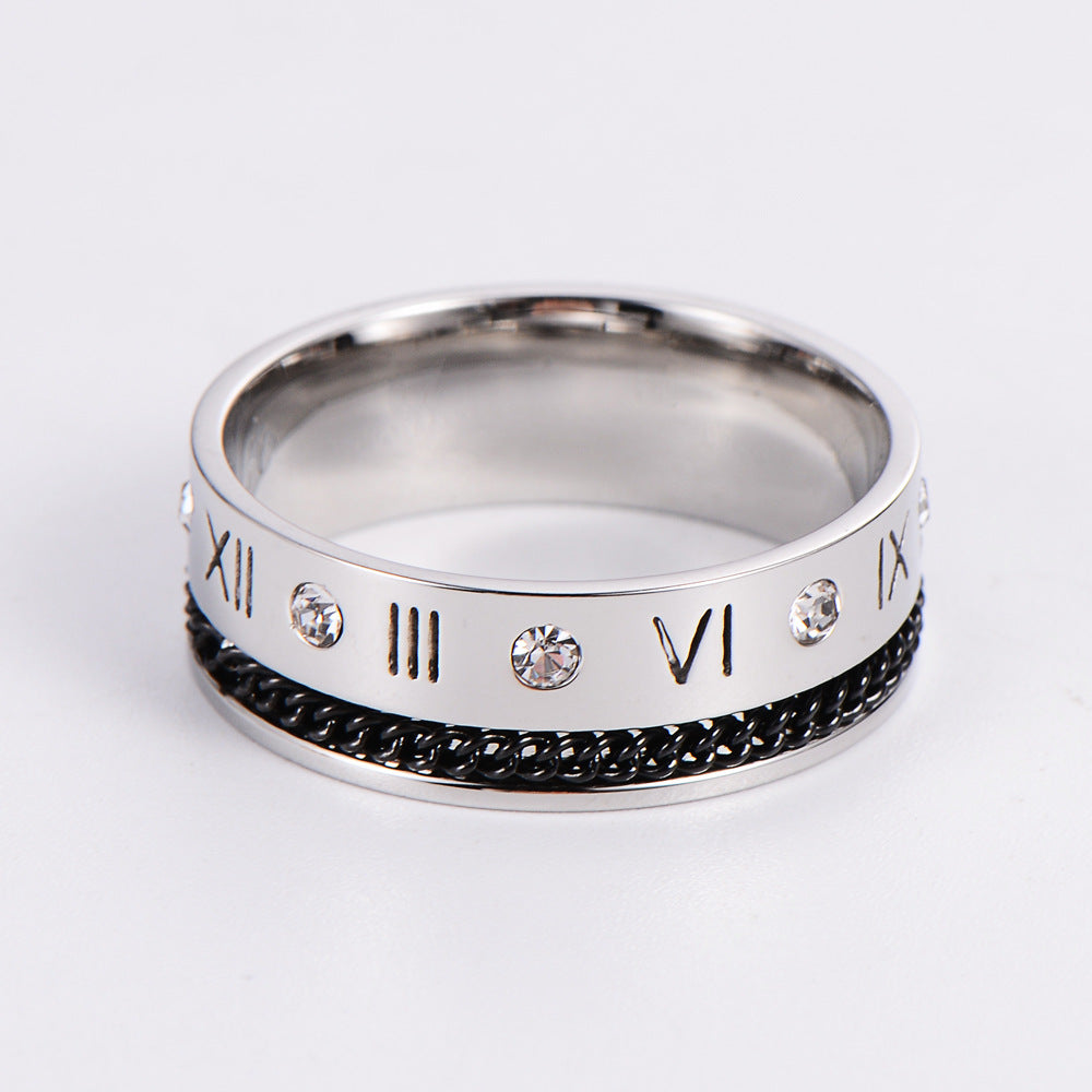 IG Style Number Stainless Steel Electroplating Rings