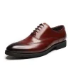 Mens Pointed Toe Oxfords Dress Shoes