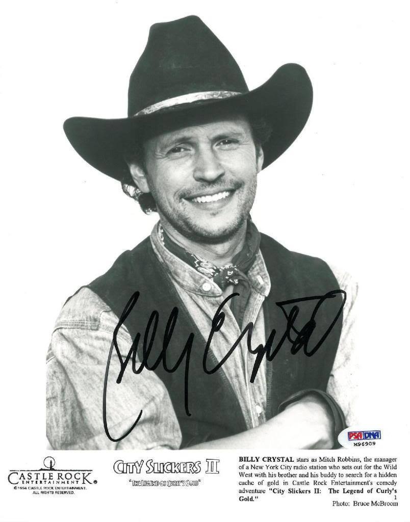 Billy Crystal Signed City Slickers Authentic 8x10 Photo Poster painting (PSA/DNA) #M96909