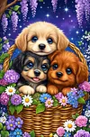 Luxury AB Velvet Diamond Painting Kit - Puppy