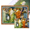 A Masque for the Four Seasons-14CT Stamped Cross Stitch 65*45cm