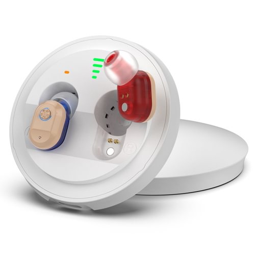 Rechargeable Hearing Aids with Noise Cancelling