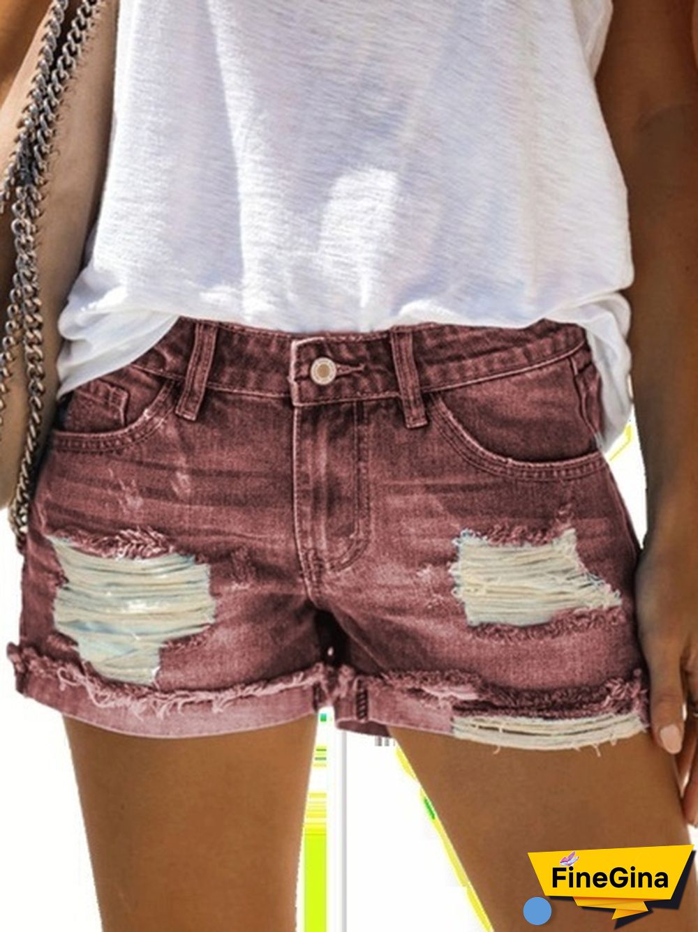 XS-5XL Plus Size Summer Women's Fashion Denim Shorts Blue Jeans Ripped Casual Pants High Waist Denim Pants Cool Streetwear