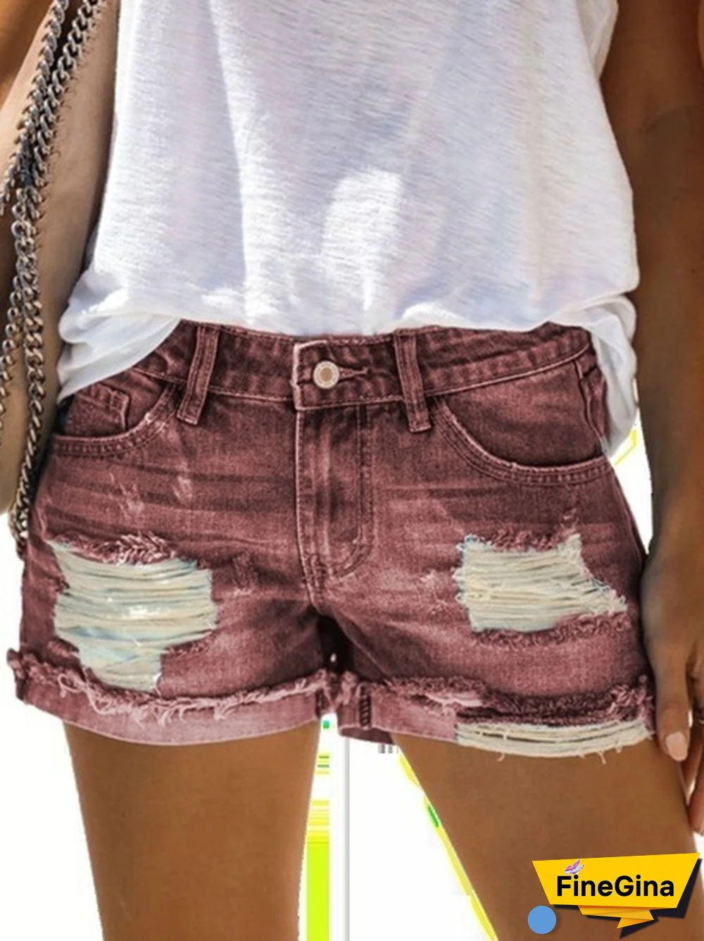 XS-5XL Plus Size Summer Women's Fashion Denim Shorts Blue Jeans Ripped Casual Pants High Waist Denim Pants Cool Streetwear