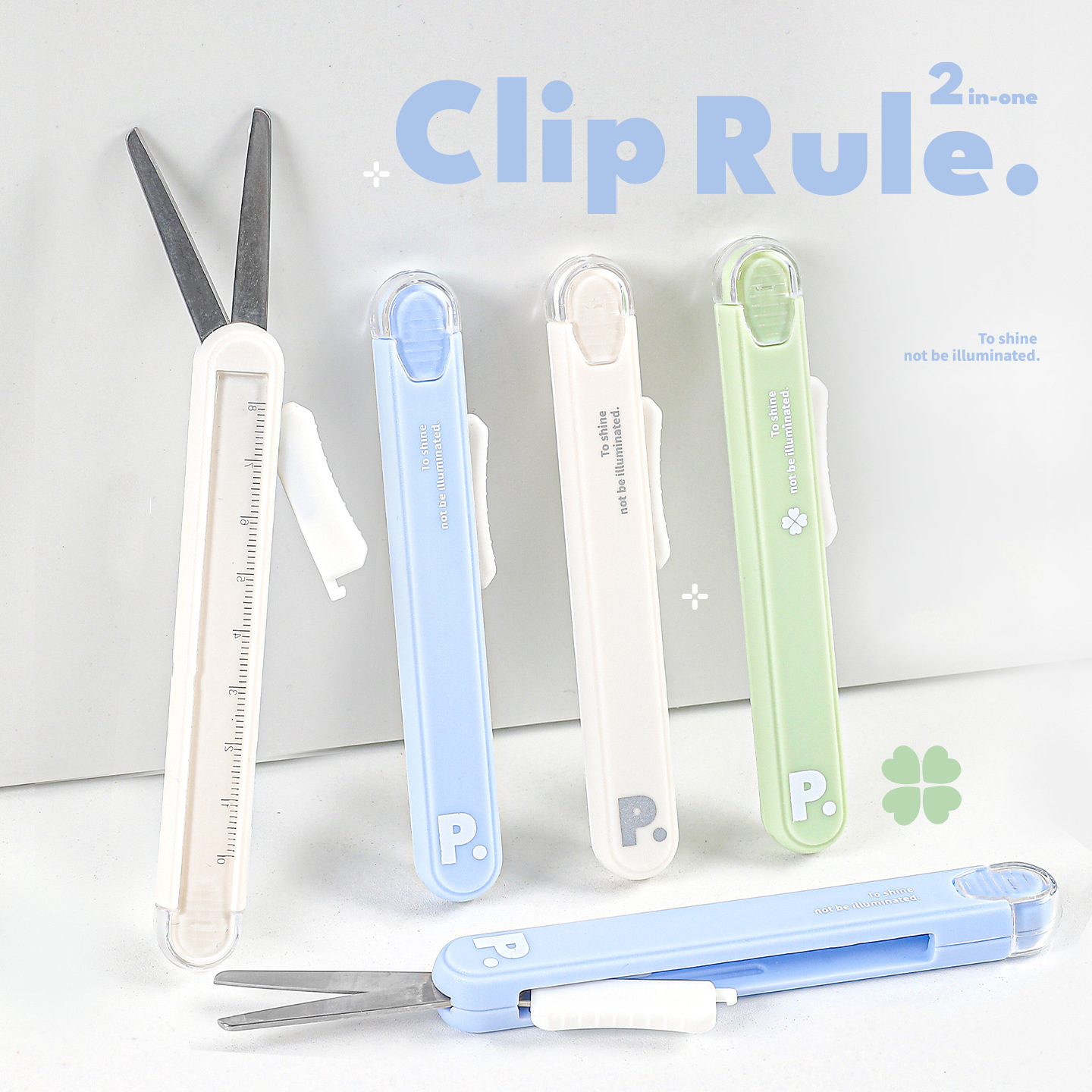 절삭 공구 - 다기능 2-in-1 가위 자 유틸리티 나이프