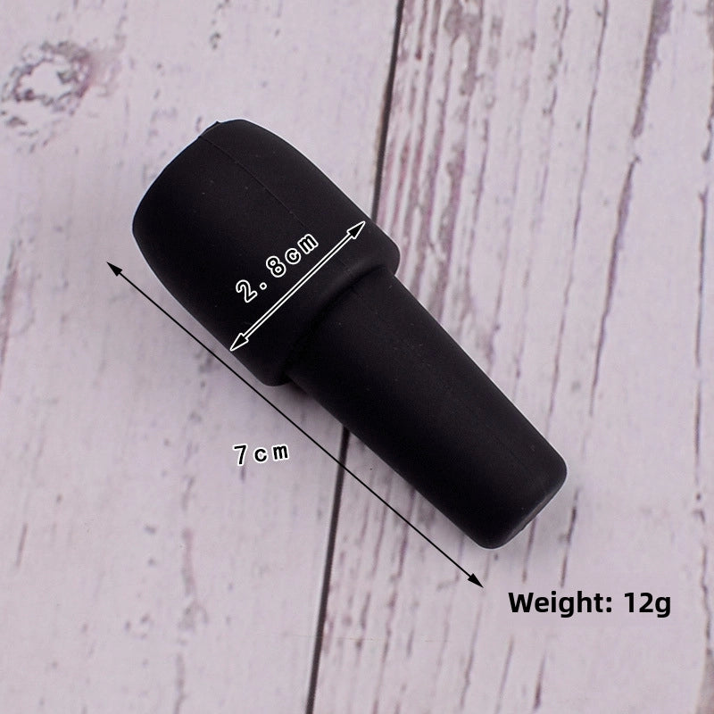 Silicone Tape Handle Red Wine Stopper Wine Silicone Double Seal Anti-falling Bottle Stopper Fresh Wine Stopper High Temperature Resistant