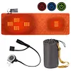 USB Rechargeable Heated Sleeping Bag Pad 3 Heat Levels 5 Heating Zones for Tent