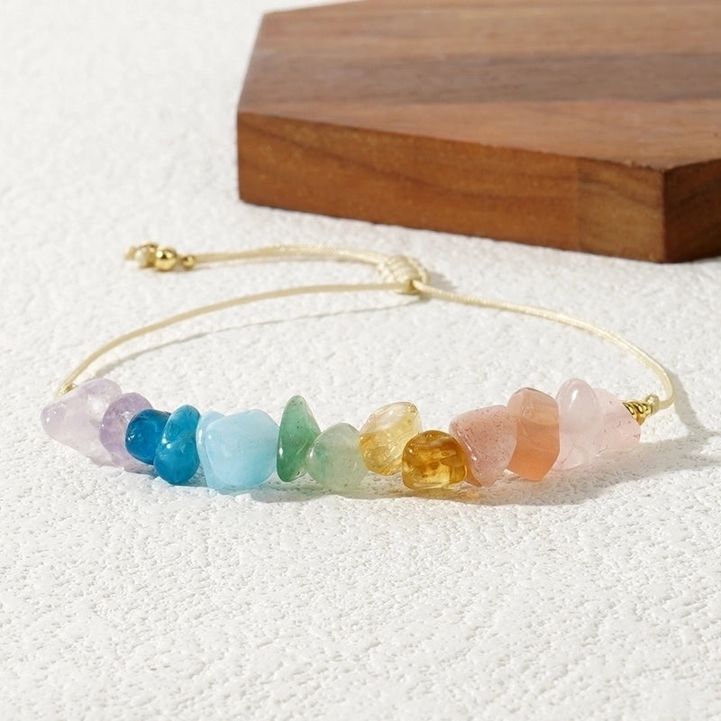 Casual Streetwear Geometric Semi-precious Stone Natural Stone Bracelets In Bulk