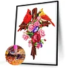 Diamond Painting-DIY Crystal Rhinestone Cardinal Cross
