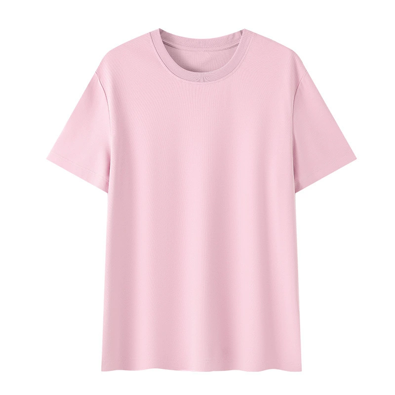 2025 Men’s Summer Slim Fit Solid Color Short Sleeve T-Shirt