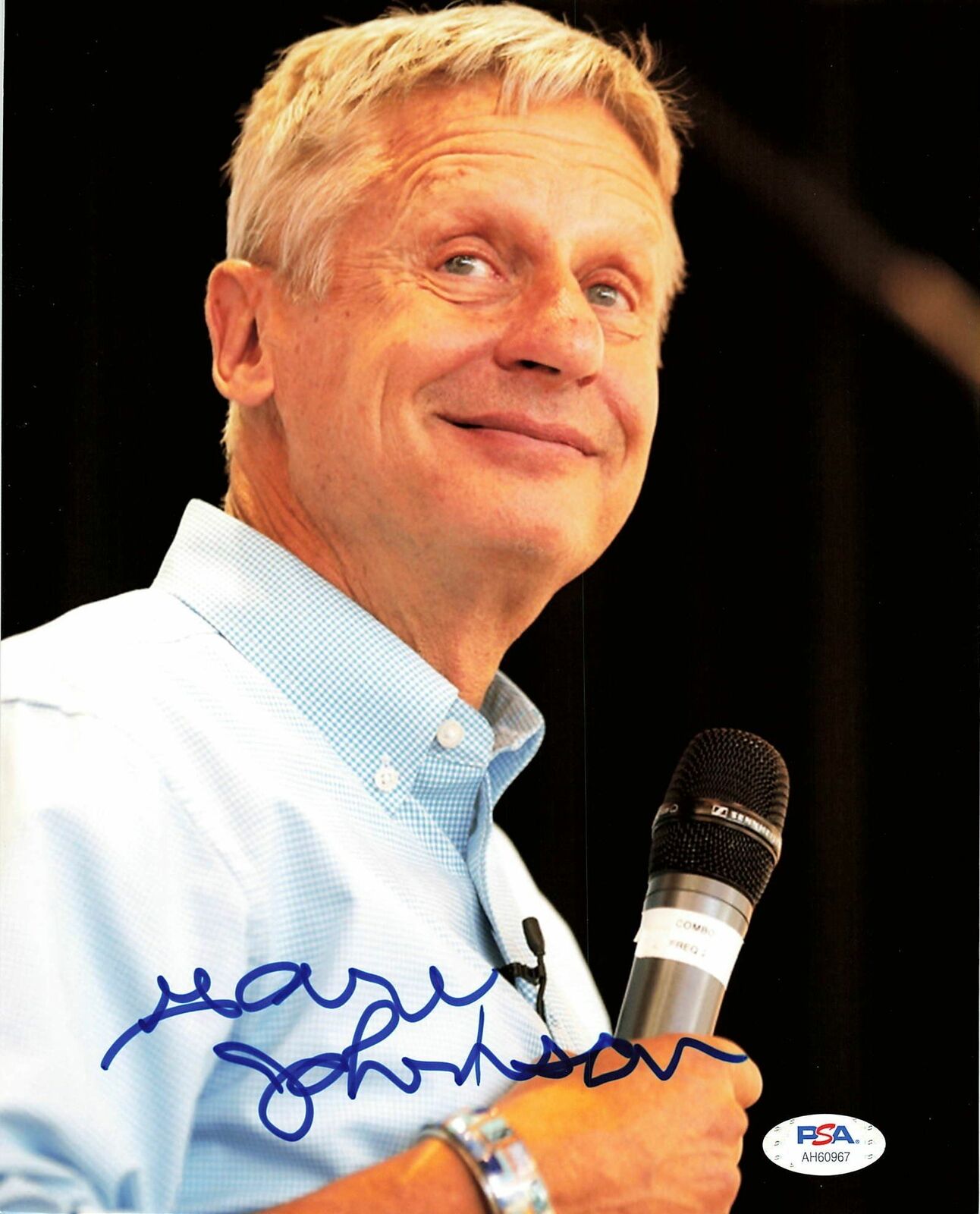 Gary Johnson signed 8x10 Photo Poster painting PSA/DNA Autographed Politician