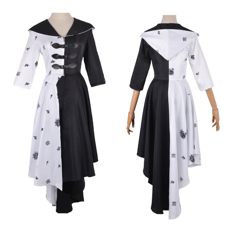 Disney Movie Cruella de Vil C Cosplay Costume