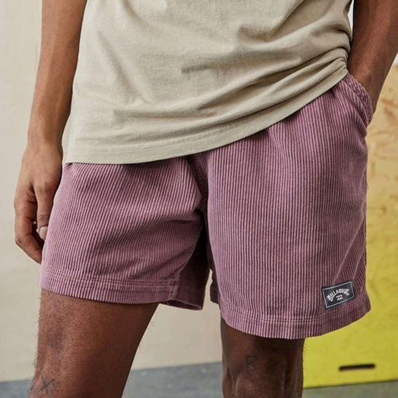 Men's Casual Printed Retro Shorts / [blueesa] /