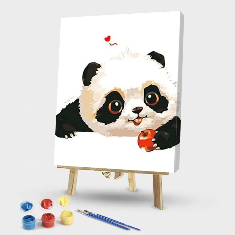 

40*50CM - Paint By Numbers - Cute Panda Coloringfor, 501 Original