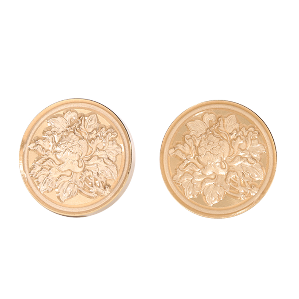 

25mm Peony Wax Seal Stamp Copper Head - Wax Seal Stamp, 501 Original