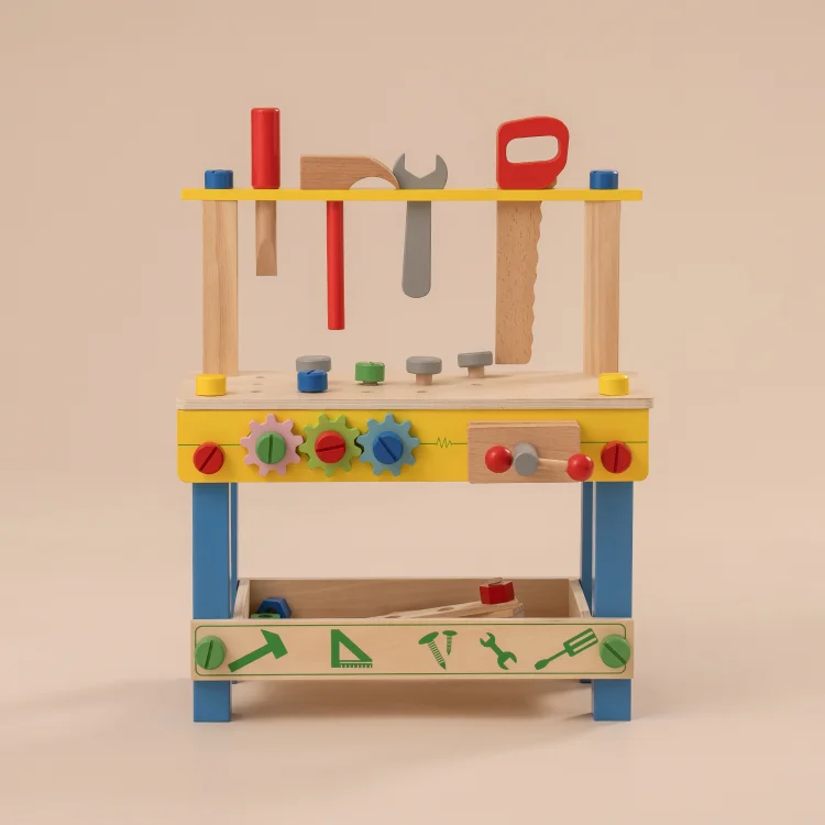 ROBUD Wooden Play Kitchen Playset for Kids WG194