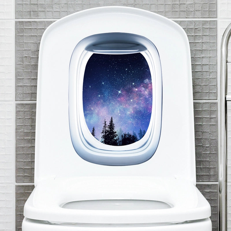 Casual Elegant Landscape PVC Wall Sticker Bathing