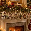 6pcs DIY Pearl Diamond Painting Christmas Tree Hanging Ornaments