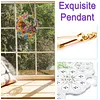 Diamond Art Window Catcher Kit Dachshund Floral Wreath 9.45x9.45in