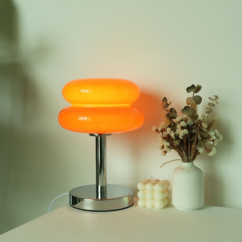 Modern Glass Tart Design 1-Light Table Lamp - vzzhome