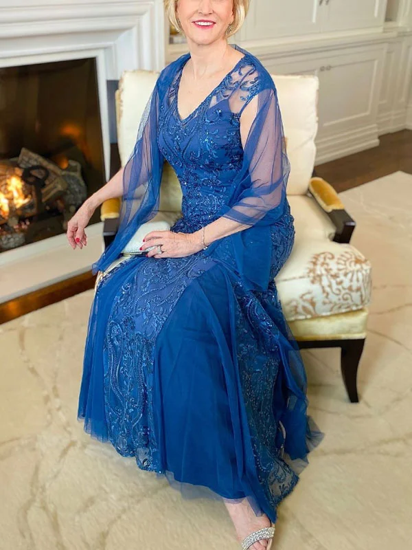 Lace Embroidery Temperament Slim Shawl Women's Dress