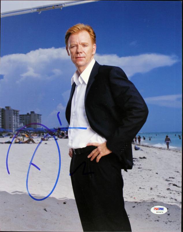 David Caruso Csi Miami Signed Authentic 11X14 Photo Poster painting Autographed PSA/DNA #K63476