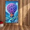 Diamond Painting-DIY Full Round Drill Hot Air Balloon(70*40 CM)