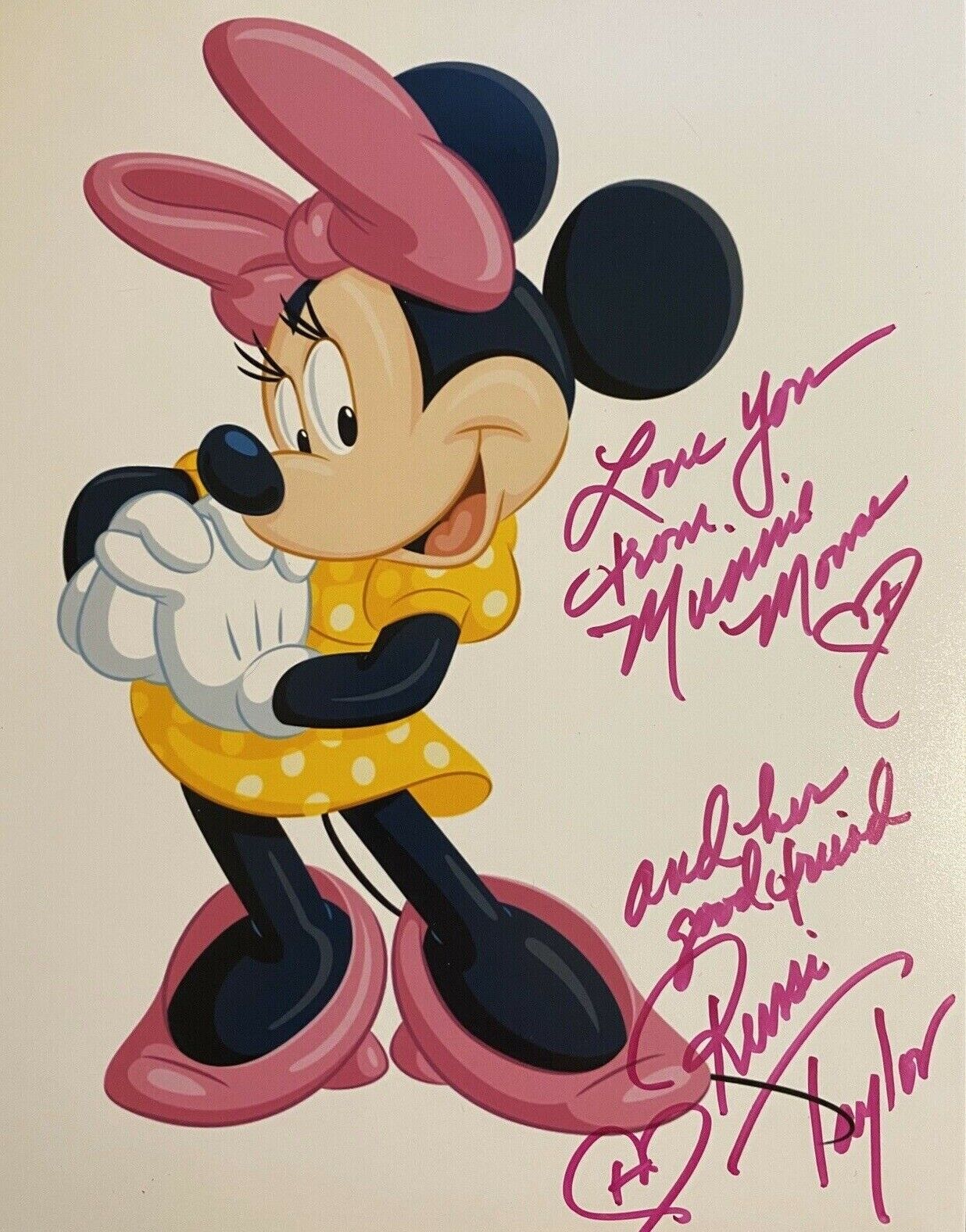 Russi Taylor Autographed Signed 8x10 Photo Poster painting ( Minnie Mouse Disney ) REPRINT