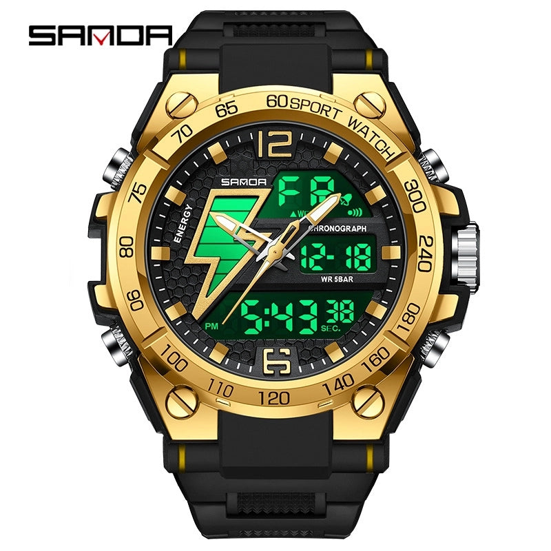Modern Style Solid Color Electronic Men’s Watches