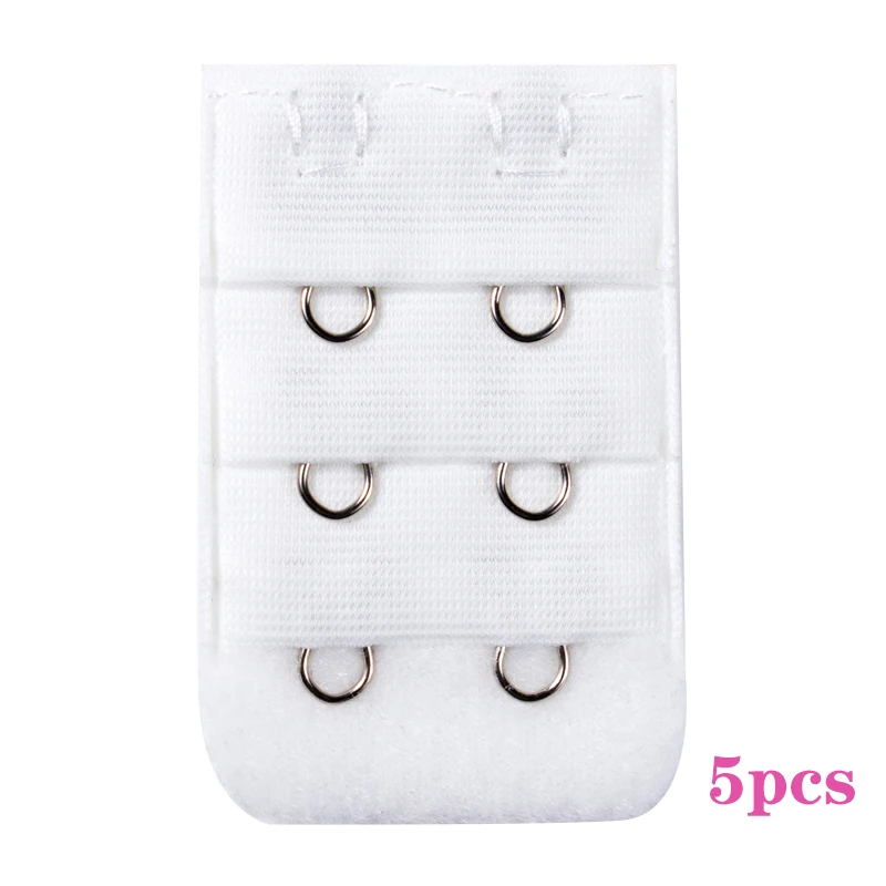 Alccn 3/5pcs Bra Extender Strap Extension 3 Hooks 2 Rows Women Intimates Lengthened Bra Hook Extenders Womens Accessoires 2/3/4Buckles