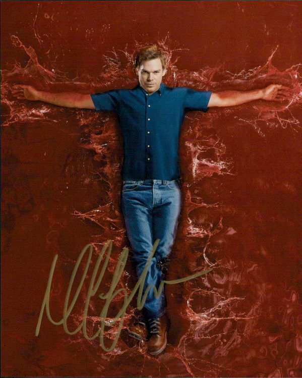 Michael C. Hall (Dexter) signed authentic 8x10 Photo Poster painting COA