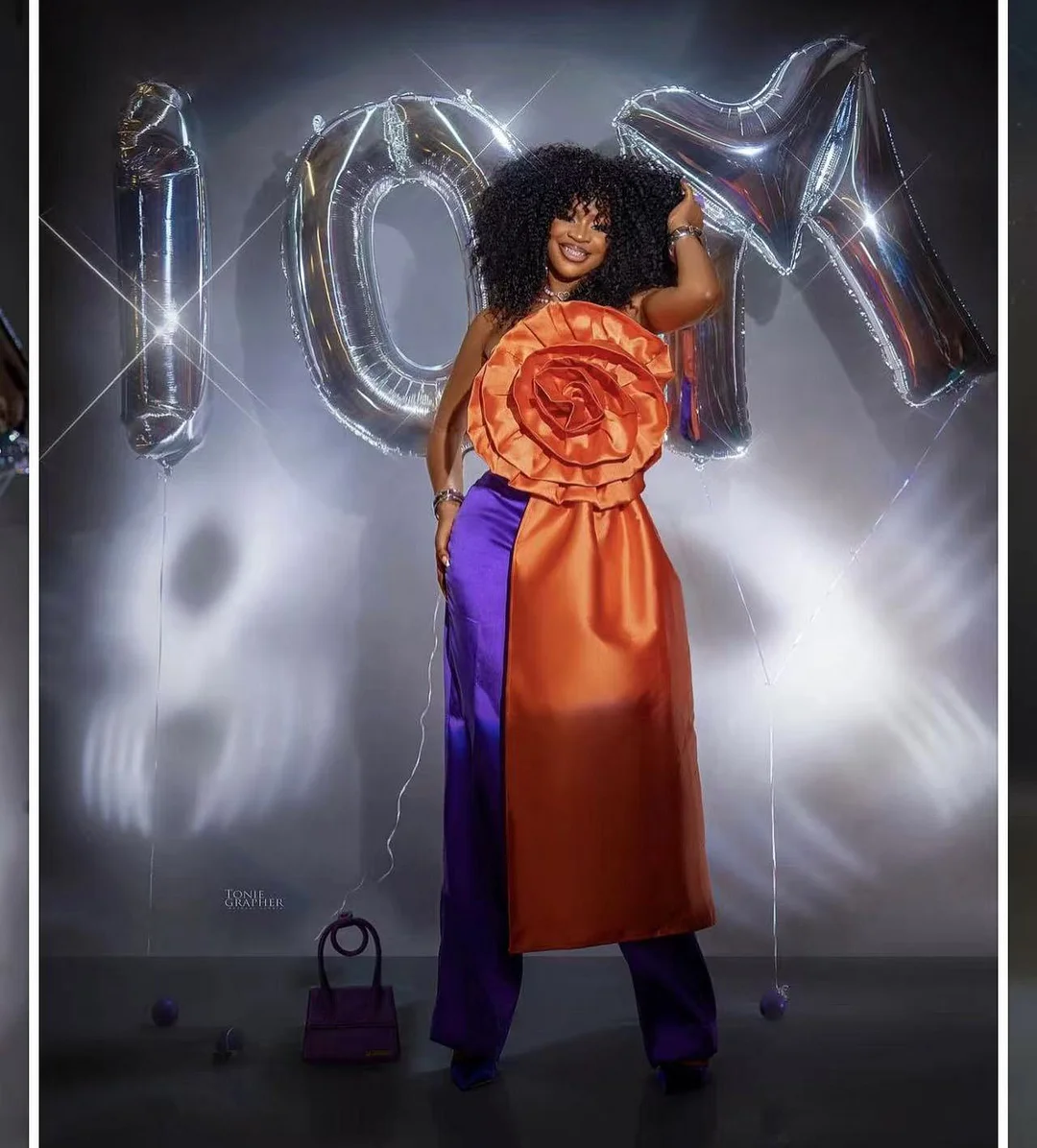 Sdrawing Sdrawing Spring And Summer New Design Three-Dimensional Flowers Ribbon Sexy Bare Back Zipper LX0113