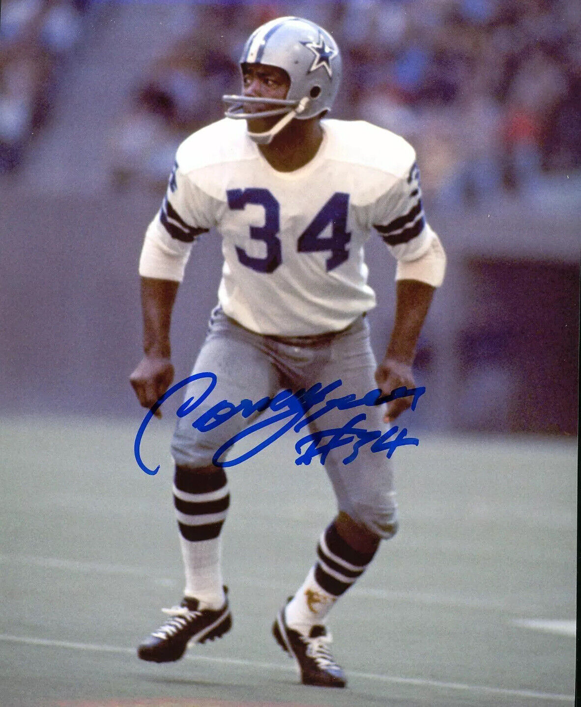 Cornell Green autographed 8x10 Dallas Cowboys In Person #3