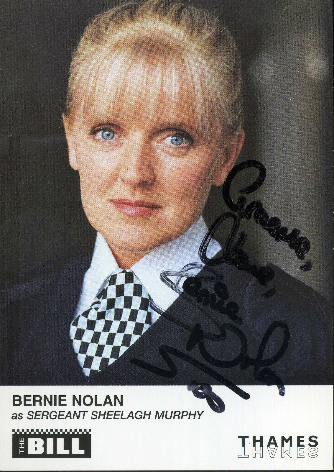 BERNIE NOLAN Signed Photo Poster paintinggraph - TV, Stage & Film Actress - preprint