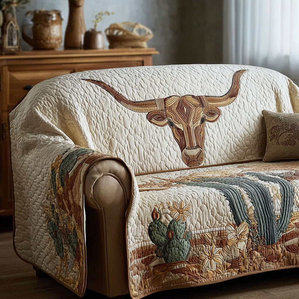 Rustic Soul Quilted Sofa Cover NCU0DK11898 everthome