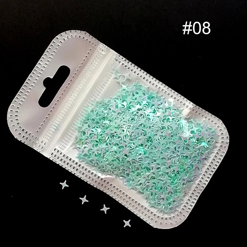 1 Bag Nail Sequins Butterfly Design 3D Glitter Colorful Nail Flakes iridescent Palliette Spangle Decoration Nail Art Sticker