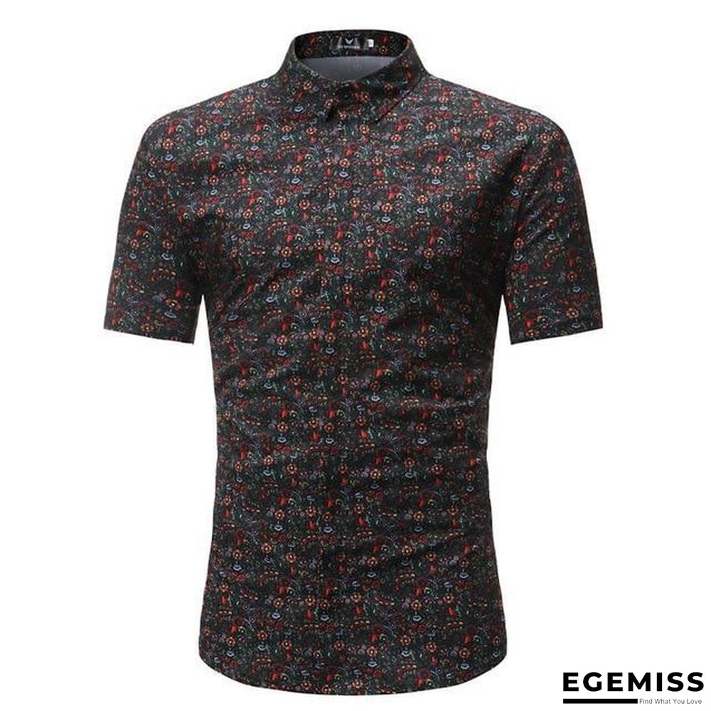 Men Fashion Style Short Sleeve Hawaiian Shirt | EGEMISS