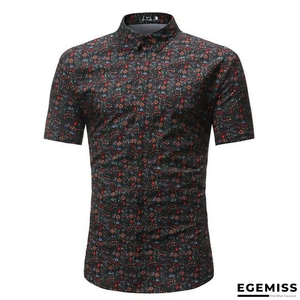Men Fashion Style Short Sleeve Hawaiian Shirt | EGEMISS
