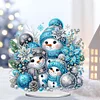 DIY Christmas Snowman Special Shape Diamond Painting Desktop Ornaments