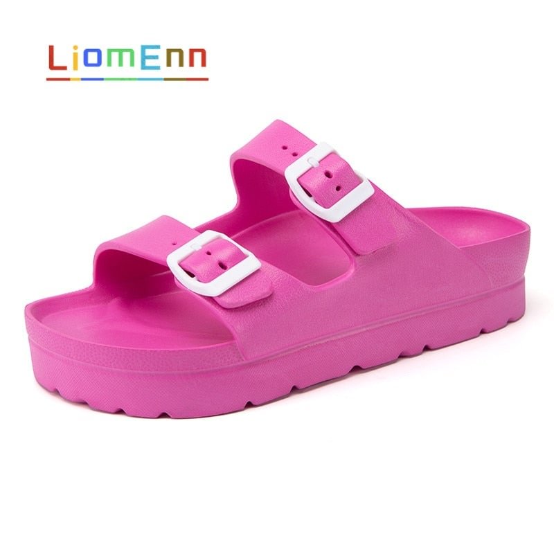 Summer Platform Slippers Women Shoes EVA Home House Slippers Casual Shoe Woman Pink White Red Beach Sandals Slides flip flops
