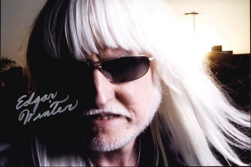 Edgar Winter authentic signed rock 10X15 Photo Poster painting W/Certificate Autographed (A0001)