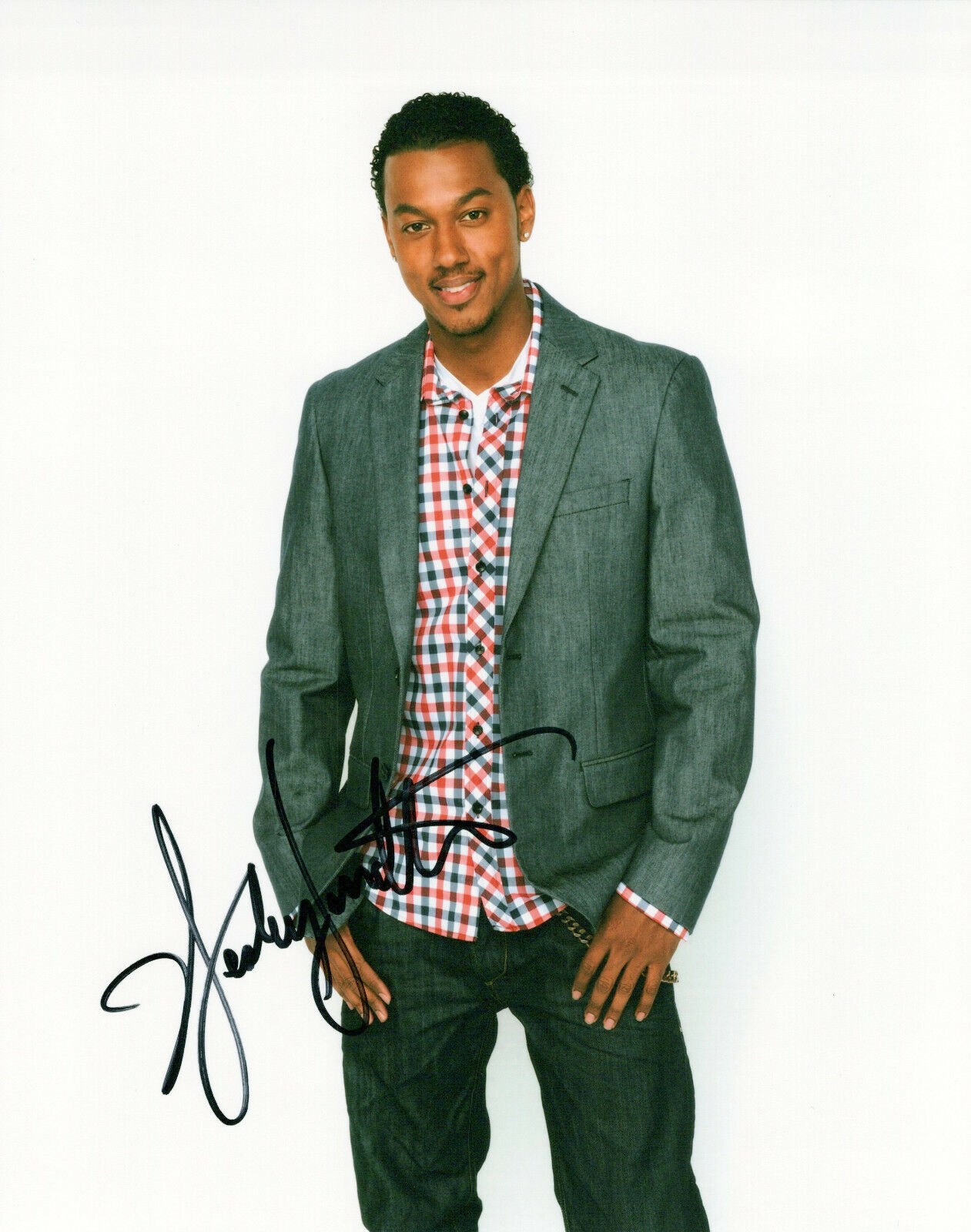 Wesley Jonathan head shot autographed Photo Poster painting signed 8x10 #10